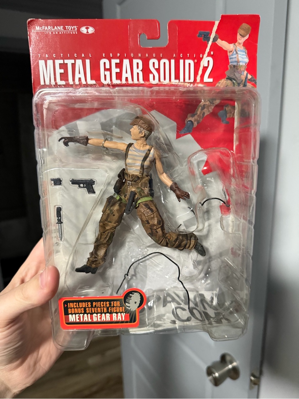 McFarlane Toys Metal Gear Solid 2 Olga Gurlukovich Figure Vintage MGS2